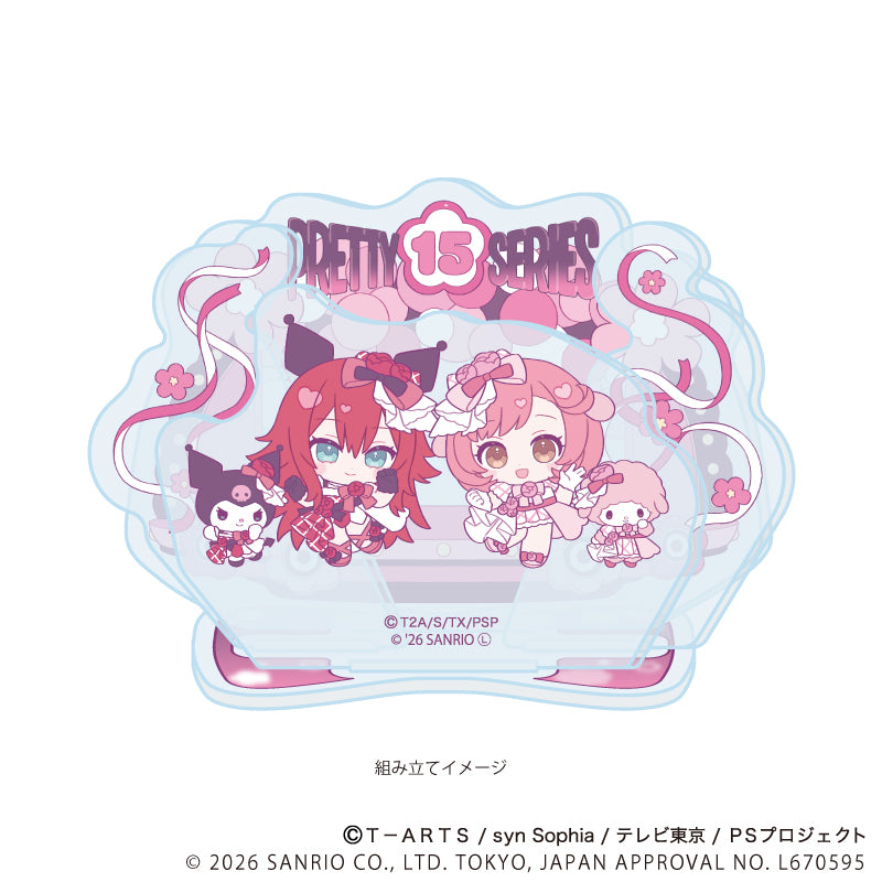 アクリルスタンドプレート「プリティーシリーズ×サンリオキャラクターズ」03/彩瀬なる×マイスウィートピアノ&蓮城寺べる×クロミ(コラボイラスト) 画像 2 | AniSmile