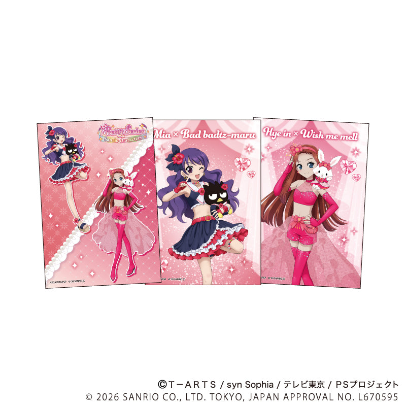 アクリルスタンドプレート「プリティーシリーズ×サンリオキャラクターズ」02/上葉みあ×バッドばつ丸&へイン×ウィッシュミーメル(コラボイラスト) 画像 3 | AniSmile