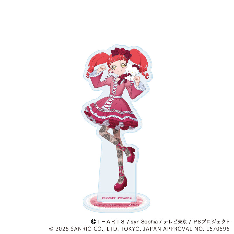アクリルスタンド「プリティーシリーズ×サンリオキャラクターズ」12/赤城あんな×チャーミーキティ(コラボイラスト) - 公式商品画像 | AniSmile