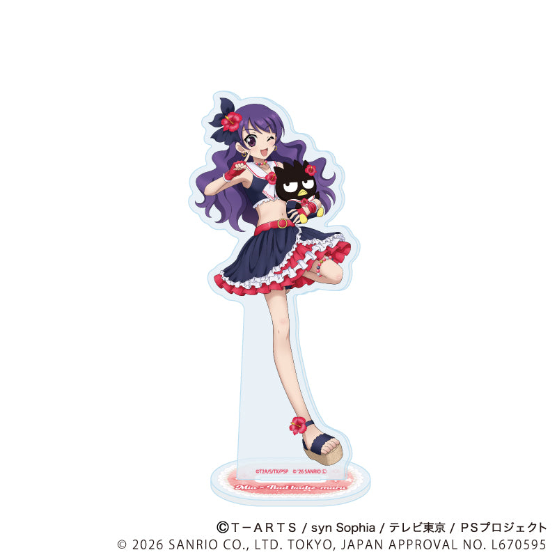 アクリルスタンド「プリティーシリーズ×サンリオキャラクターズ」03/上葉みあ×バッドばつ丸(コラボイラスト) - 公式商品画像 | AniSmile
