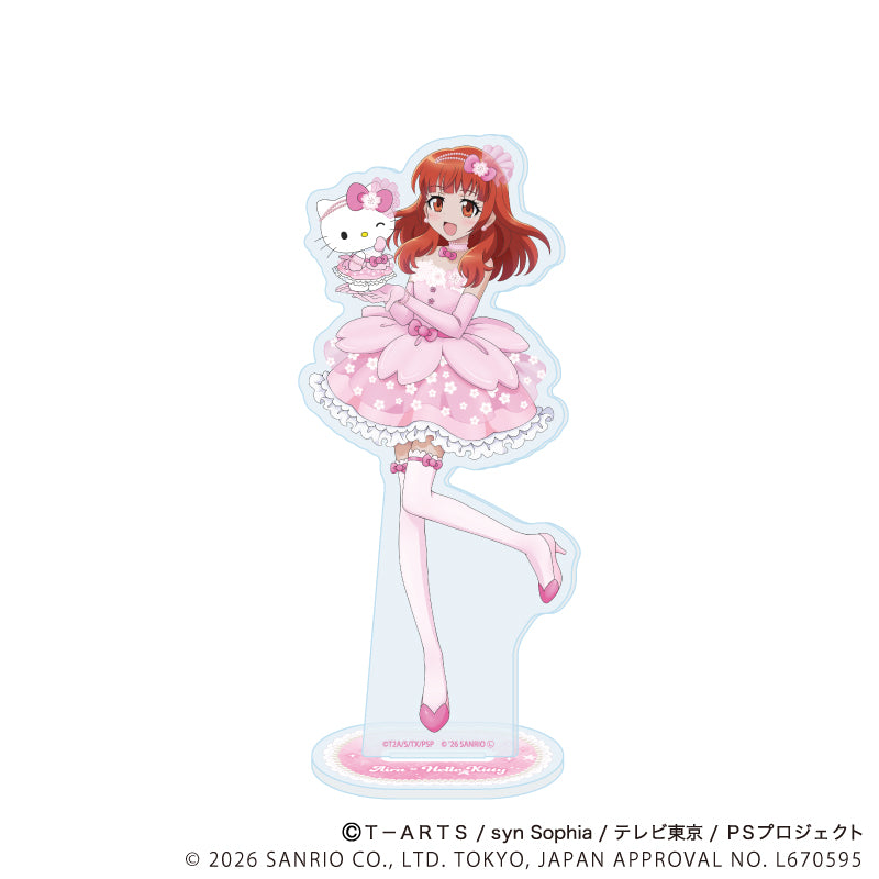 アクリルスタンド「プリティーシリーズ×サンリオキャラクターズ」01/春音あいら×ハローキティ(コラボイラスト) - 公式商品画像 | AniSmile