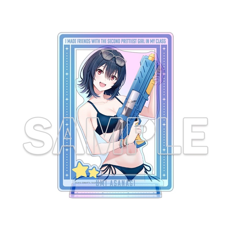 『クラスで2番目に可愛い女の子と友だちになった』完結記念 オーロラアクリルスタンド Vol.3 - official product image | AniSmile