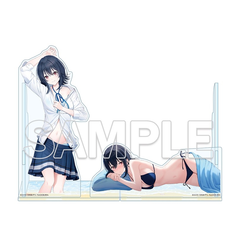 『クラスで2番目に可愛い女の子と友だちになった』完結記念 アクリルブックエンド - 公式商品画像 | AniSmile