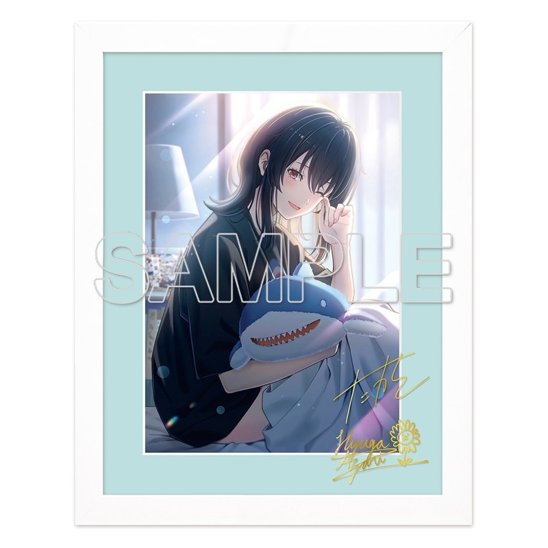 『クラスで2番目に可愛い女の子と友だちになった』完結記念 複製サイン入りA4キャラファイングラフ - 公式商品画像 | AniSmile