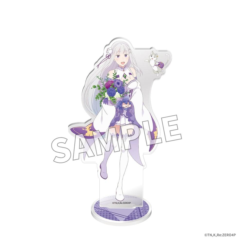 「Re:ゼロから始める異世界生活」アクリルスタンドフィギュア Flower&Balloon ver. エミリア - 公式商品画像 | AniSmile