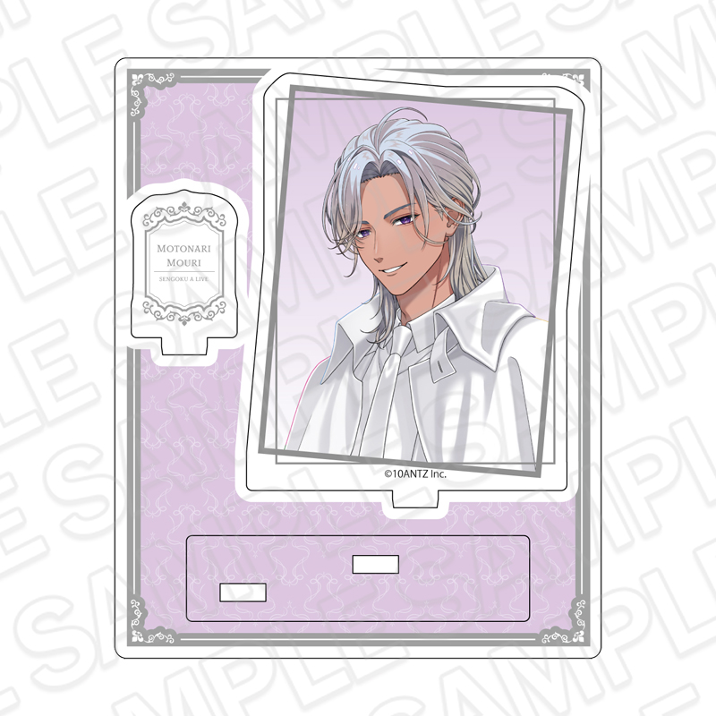 戦国 A LIVE オーロラアクリルスタンド 毛利元就 3rd Anniversary ver. - 公式商品画像 | AniSmile