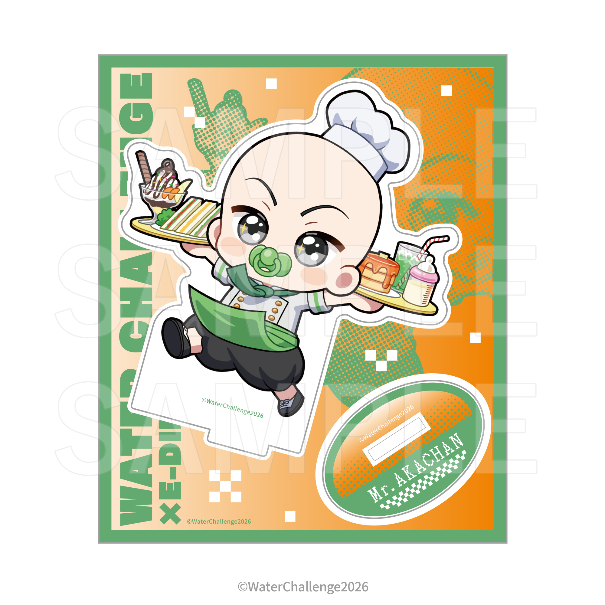 ウォーターチャレンジ×E-DINER アクリルスタンド ミスター赤ちゃん - 公式商品画像 | AniSmile