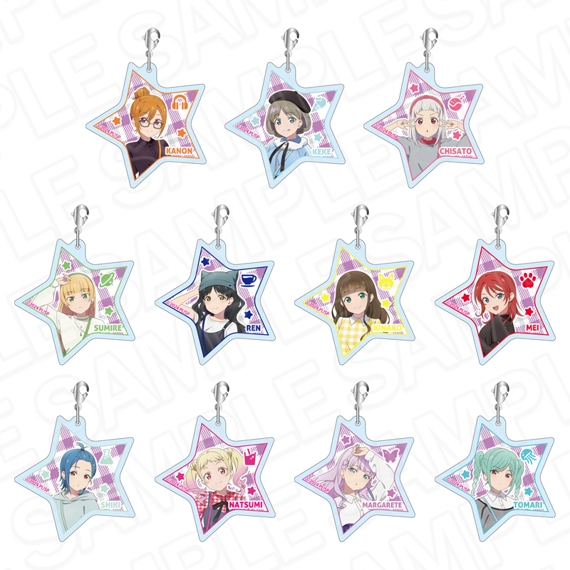 ラブライブ!スーパースター!! アクリルチャームストラップ HAIR STYLIST ver. - 公式商品画像 | AniSmile