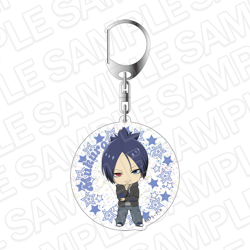 家庭教師ヒットマンREBORN! ラメキーホルダー 六道 骸 STAR ver. - 公式商品画像 | AniSmile