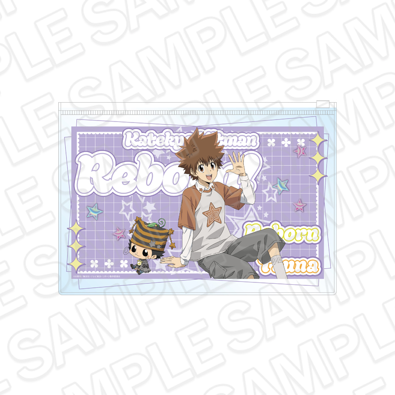 家庭教師ヒットマンREBORN! クリアポーチ リボーン&沢田 綱吉 STAR ver. - 公式商品画像 | AniSmile