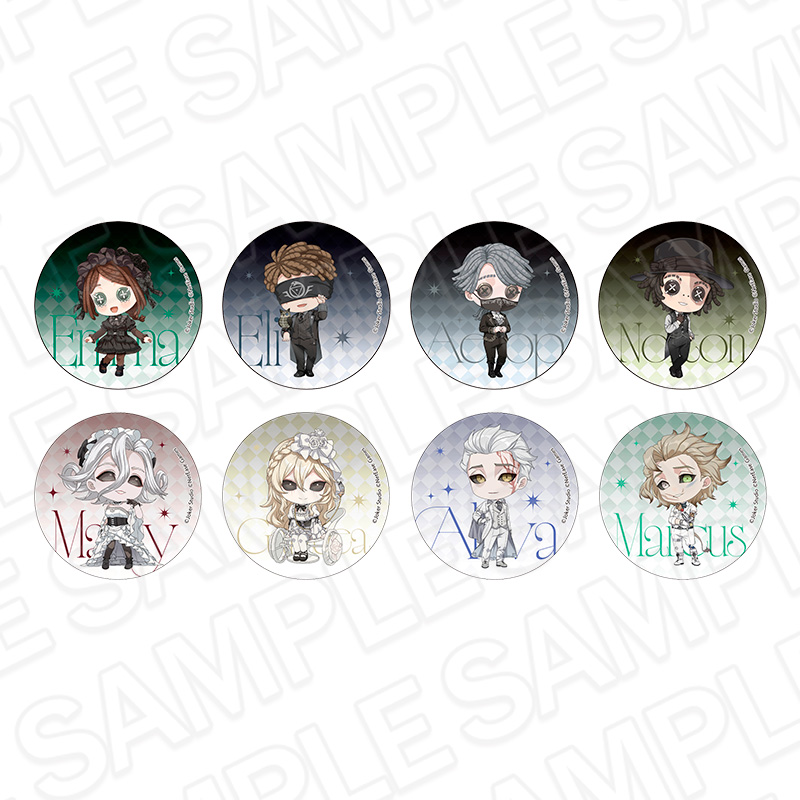 Identity V グリッターカンバッジ(ランダム) Infinity colors デフォルメ ver. - 公式商品画像 | AniSmile