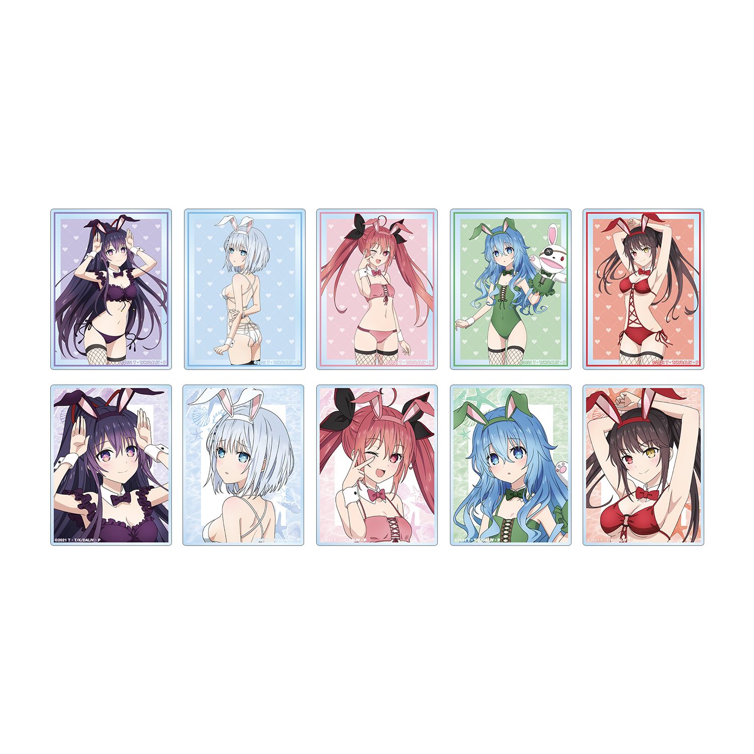 デート・ア・ライブIV 描き下ろし 水着バニーver. トレーディングアクリルカード(単位/単品) - 公式商品画像 | AniSmile