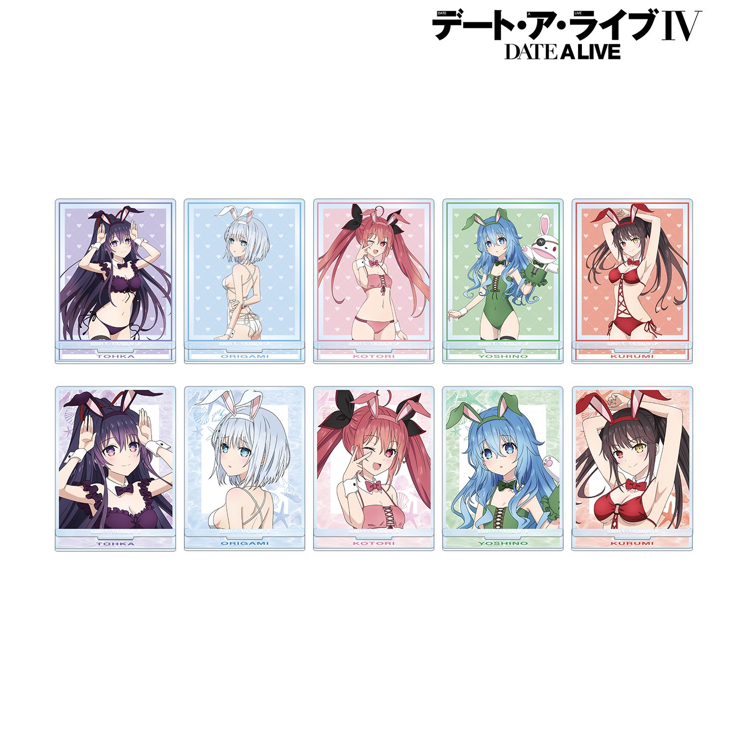 デート・ア・ライブIV 描き下ろし 水着バニーver. トレーディングアクリルスタンド(単位/単品) 画像 2 | AniSmile