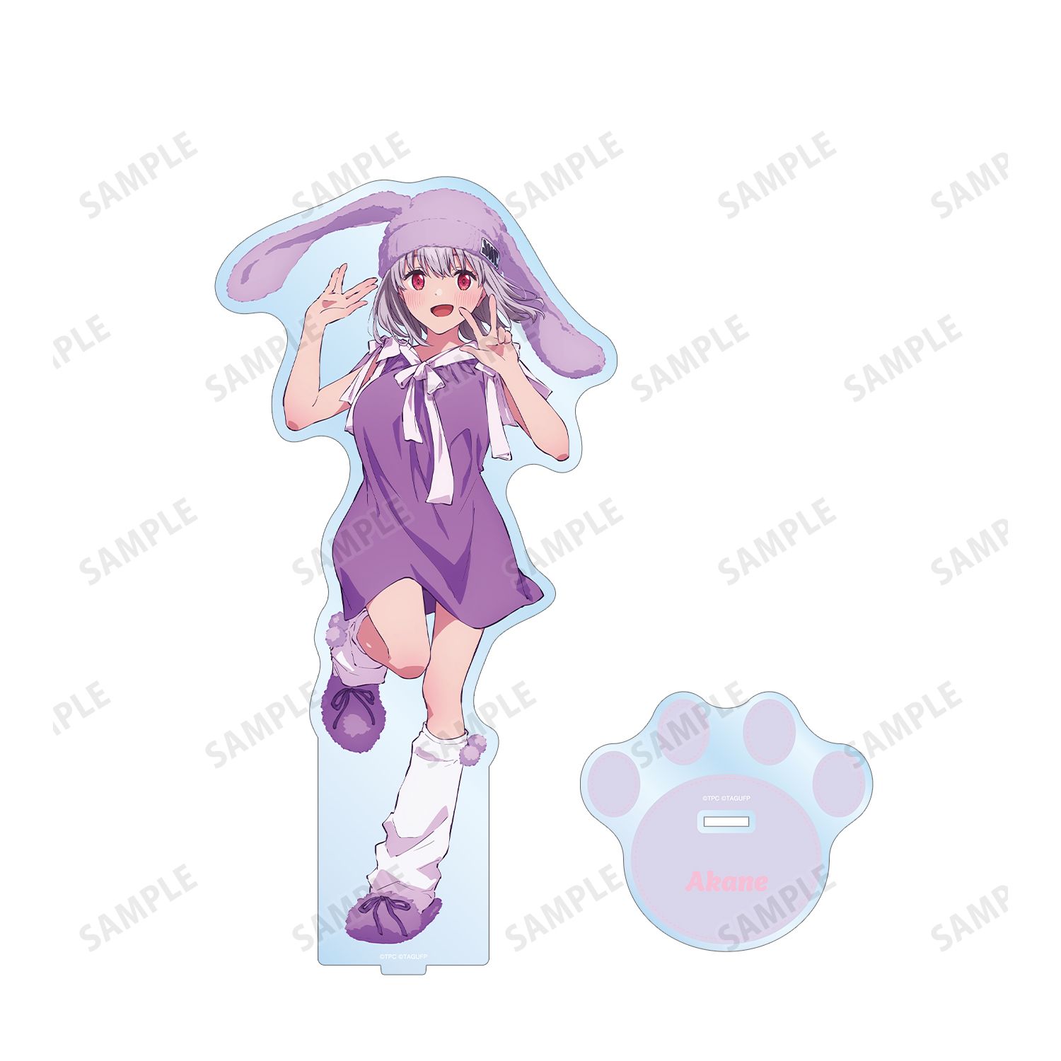 グリッドマン ユニバース 描き下ろし 新条アカネ うさぎの着ぐるみver. 特大アクリルスタンド 画像 3 | AniSmile