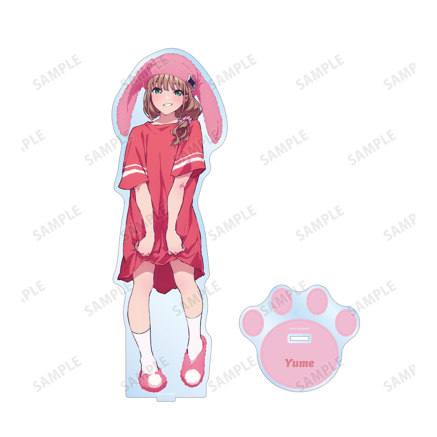 グリッドマン ユニバース 描き下ろし 南 夢芽 うさぎの着ぐるみver. 特大アクリルスタンド 画像 3 | AniSmile