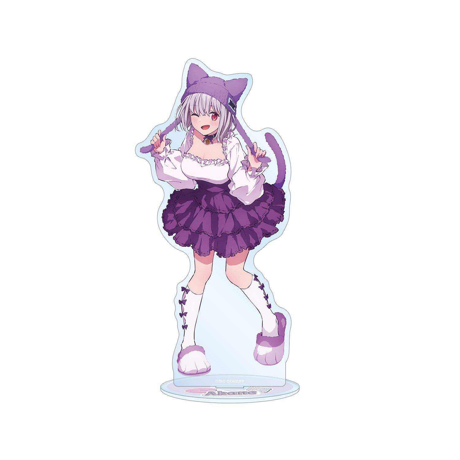 グリッドマン ユニバース 描き下ろし 新条アカネ 猫の着ぐるみver. アクリルスタンド - 公式商品画像 | AniSmile