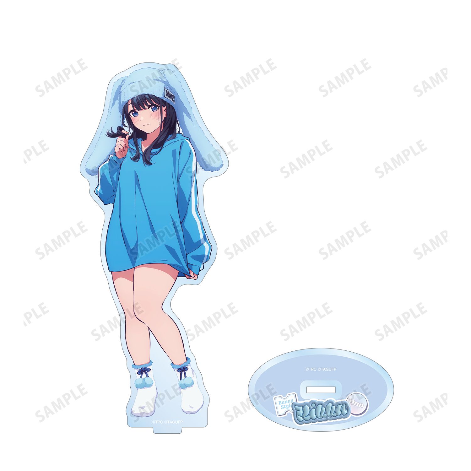 グリッドマン ユニバース 描き下ろし 宝多六花 うさぎの着ぐるみver. アクリルスタンド 画像 3 | AniSmile