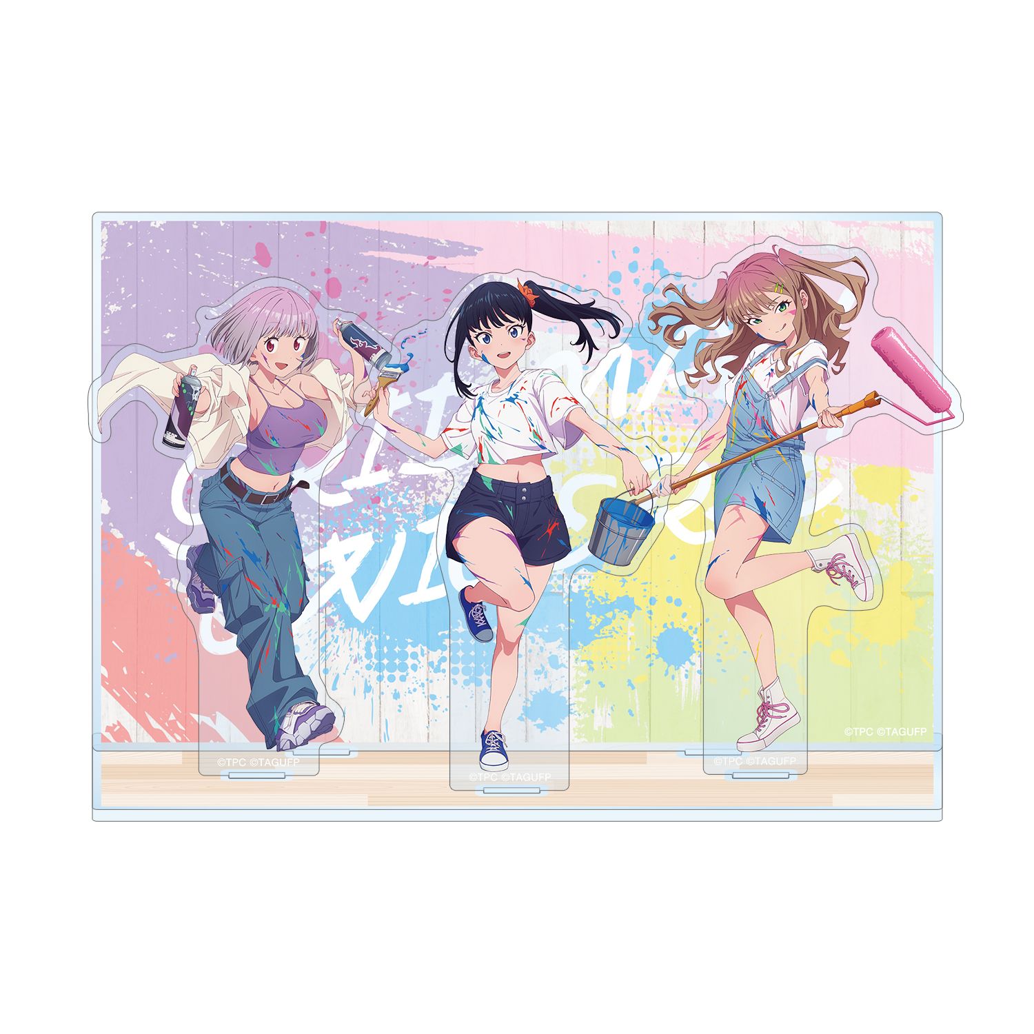 グリッドマン ユニバース 描き下ろし ペインタースタイルver. アクリルジオラマ - 公式商品画像 | AniSmile