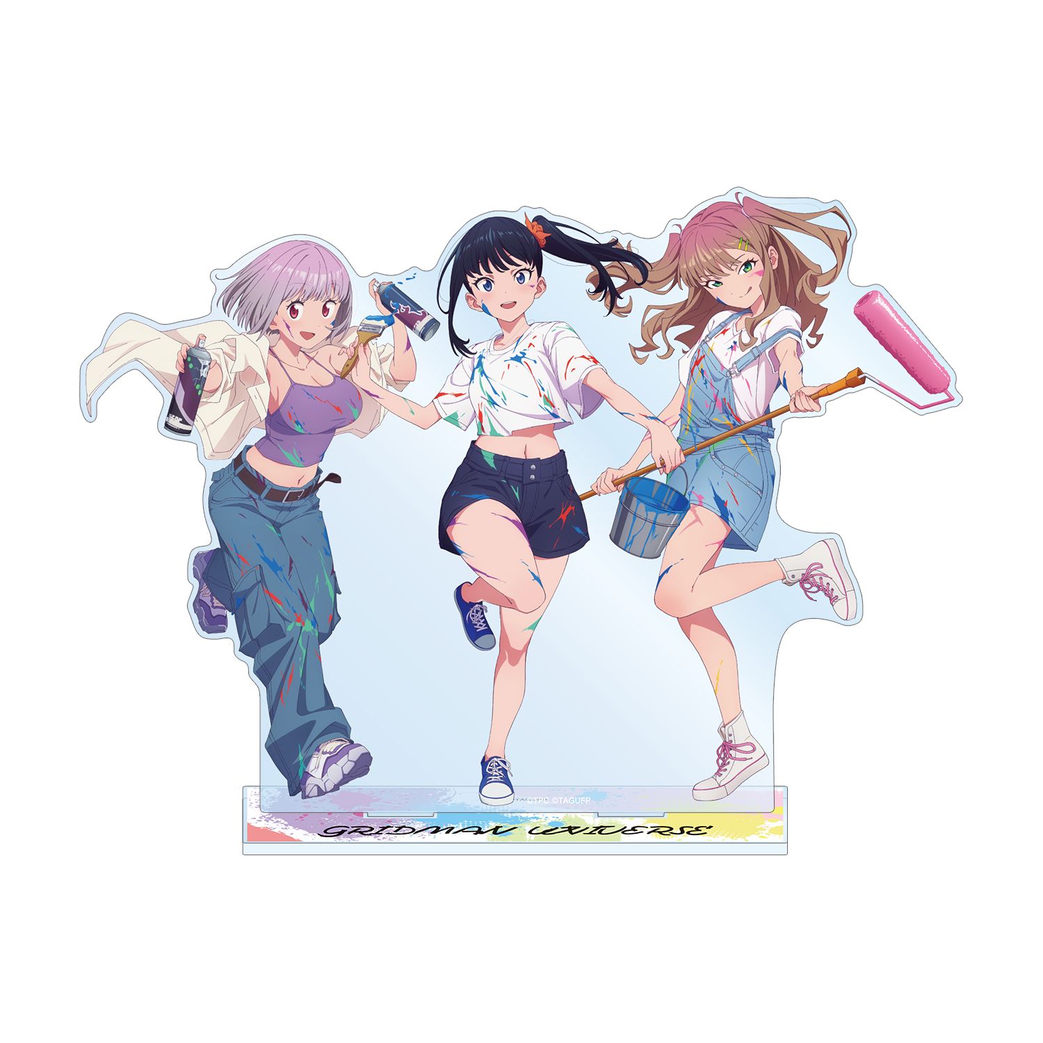 グリッドマン ユニバース 描き下ろし 集合 ペインタースタイルver. BIGアクリルスタンド - 公式商品画像 | AniSmile