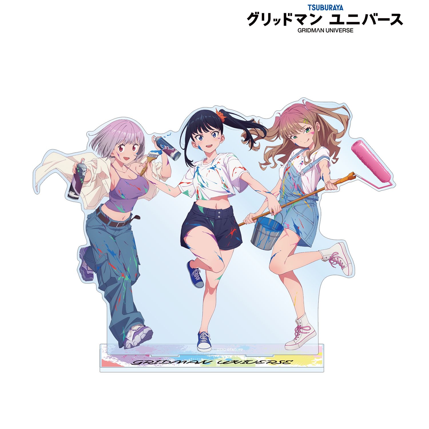 グリッドマン ユニバース 描き下ろし 集合 ペインタースタイルver. BIGアクリルスタンド 画像 3 | AniSmile