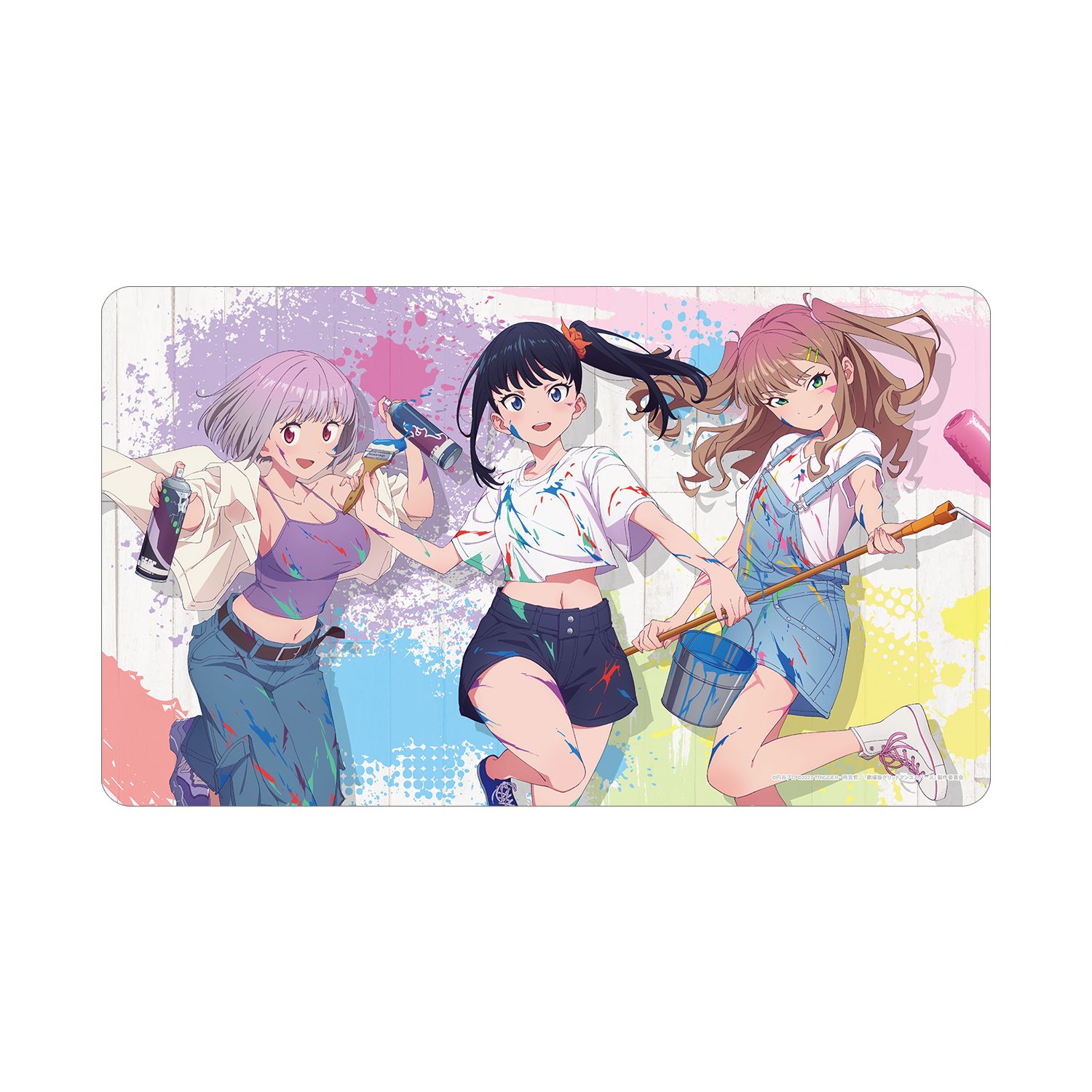 グリッドマン ユニバース 描き下ろし 集合 ペインタースタイルver. マルチデスクマット - 公式商品画像 | AniSmile