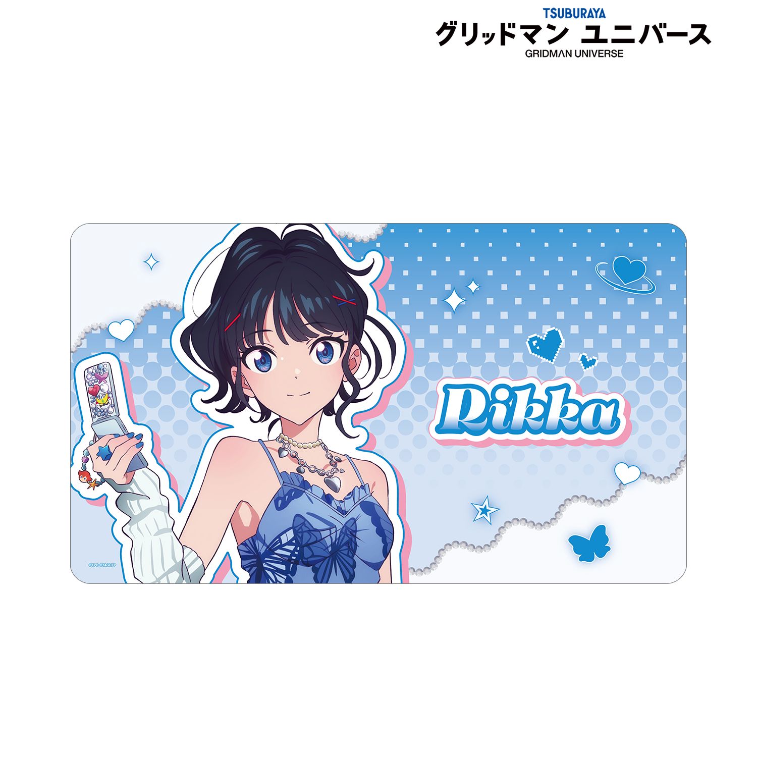 グリッドマン ユニバース 描き下ろし 宝多六花 Y2K ver. マルチデスクマット 图片 2 | AniSmile