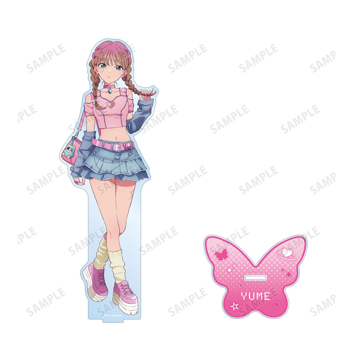 グリッドマン ユニバース 描き下ろし 南 夢芽 Y2K ver. 特大アクリルスタンド Image 2 | AniSmile