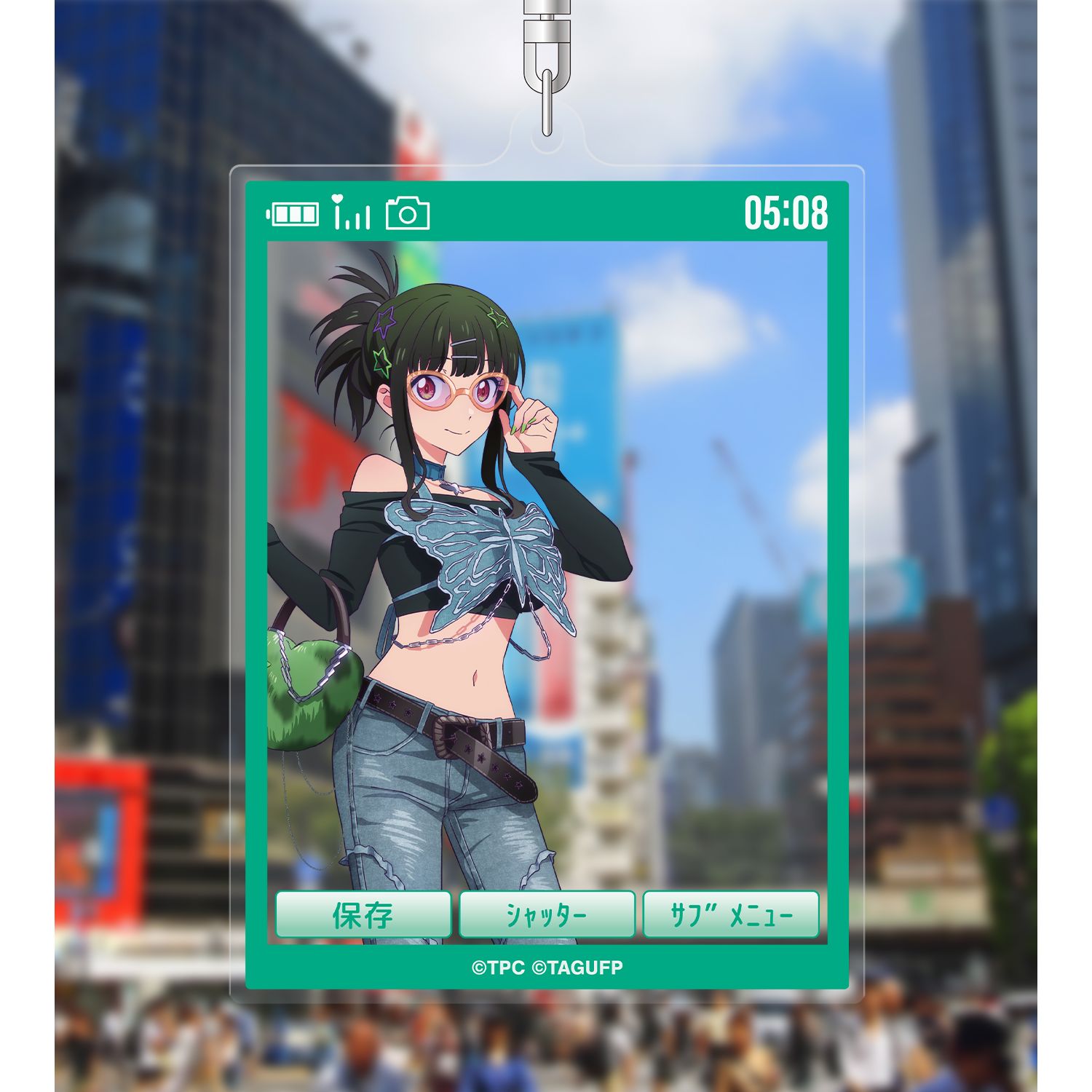 グリッドマン ユニバース 描き下ろし 2代目 Y2K ver. BIGアクリルキーホルダー Image 3 | AniSmile