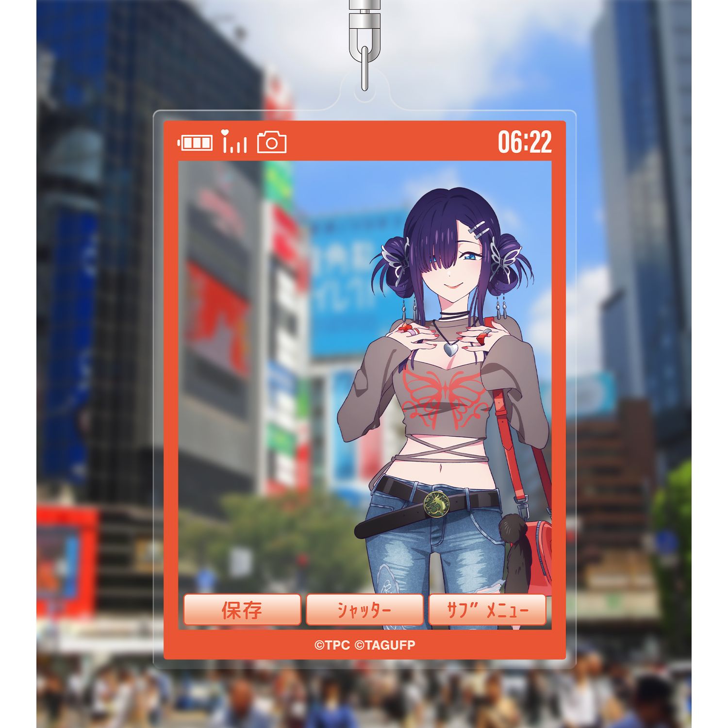 グリッドマン ユニバース 描き下ろし ひめ Y2K ver. BIGアクリルキーホルダー 图片 3 | AniSmile