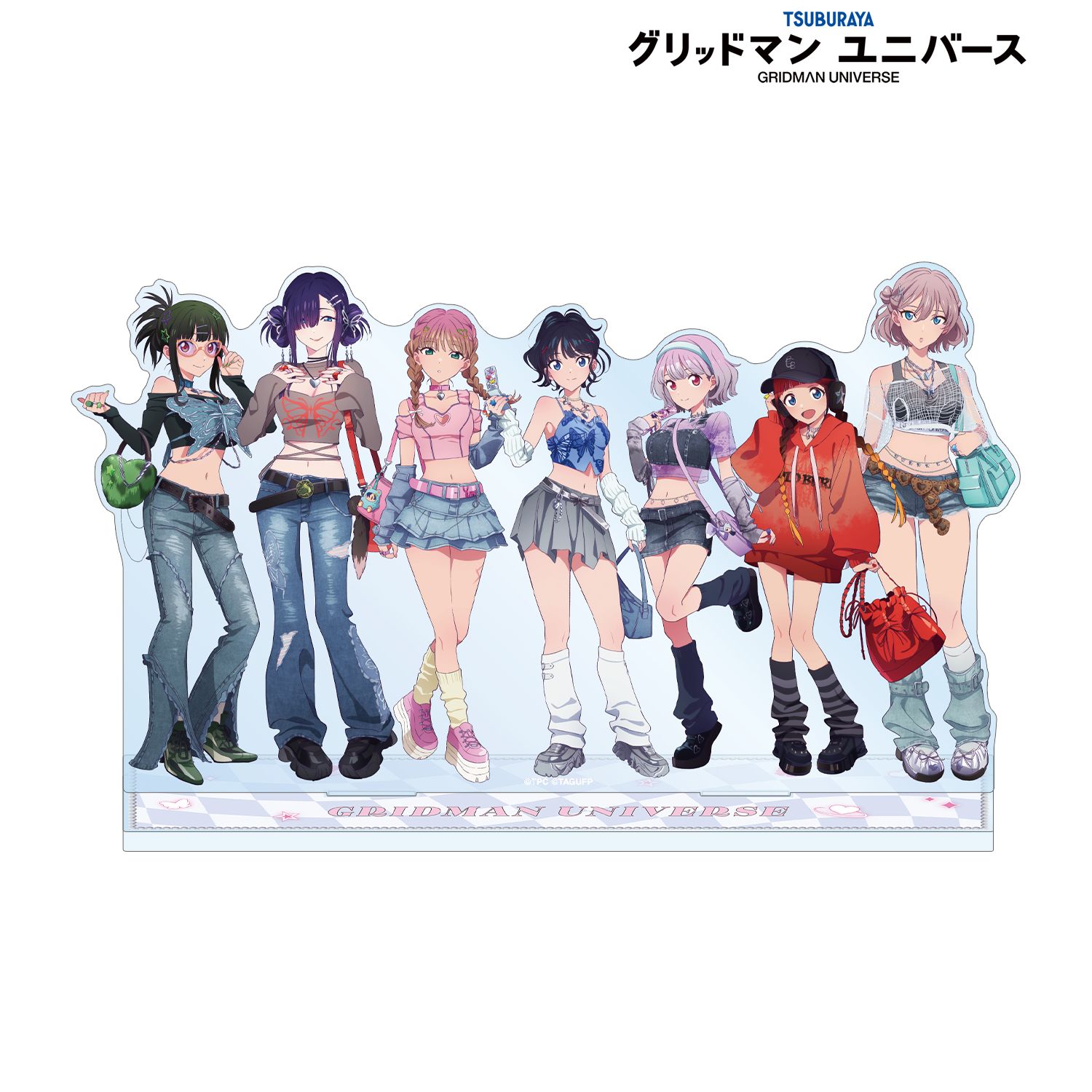 グリッドマン ユニバース 描き下ろし 集合 Y2K ver. アクリルスタンド Image 2 | AniSmile