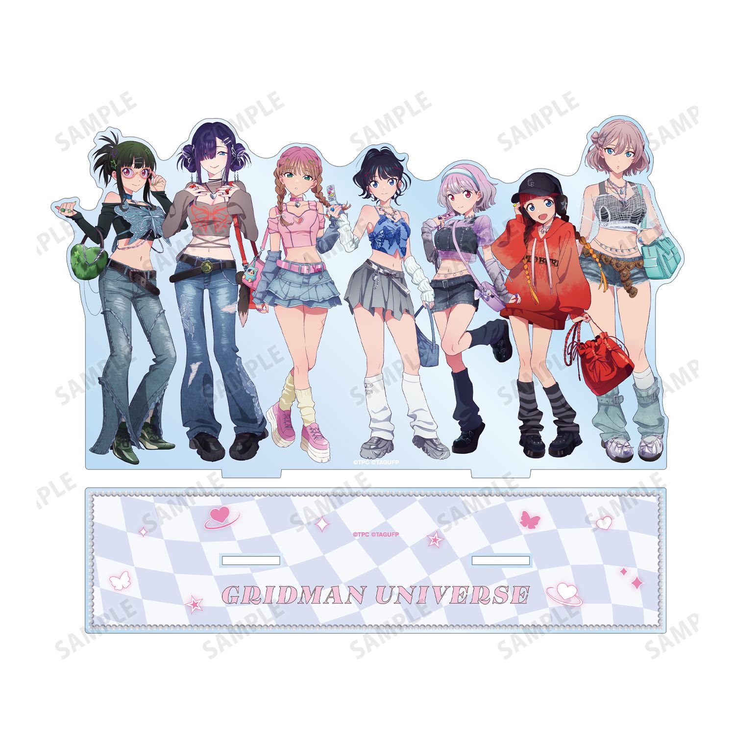 グリッドマン ユニバース 描き下ろし 集合 Y2K ver. アクリルスタンド Image 3 | AniSmile