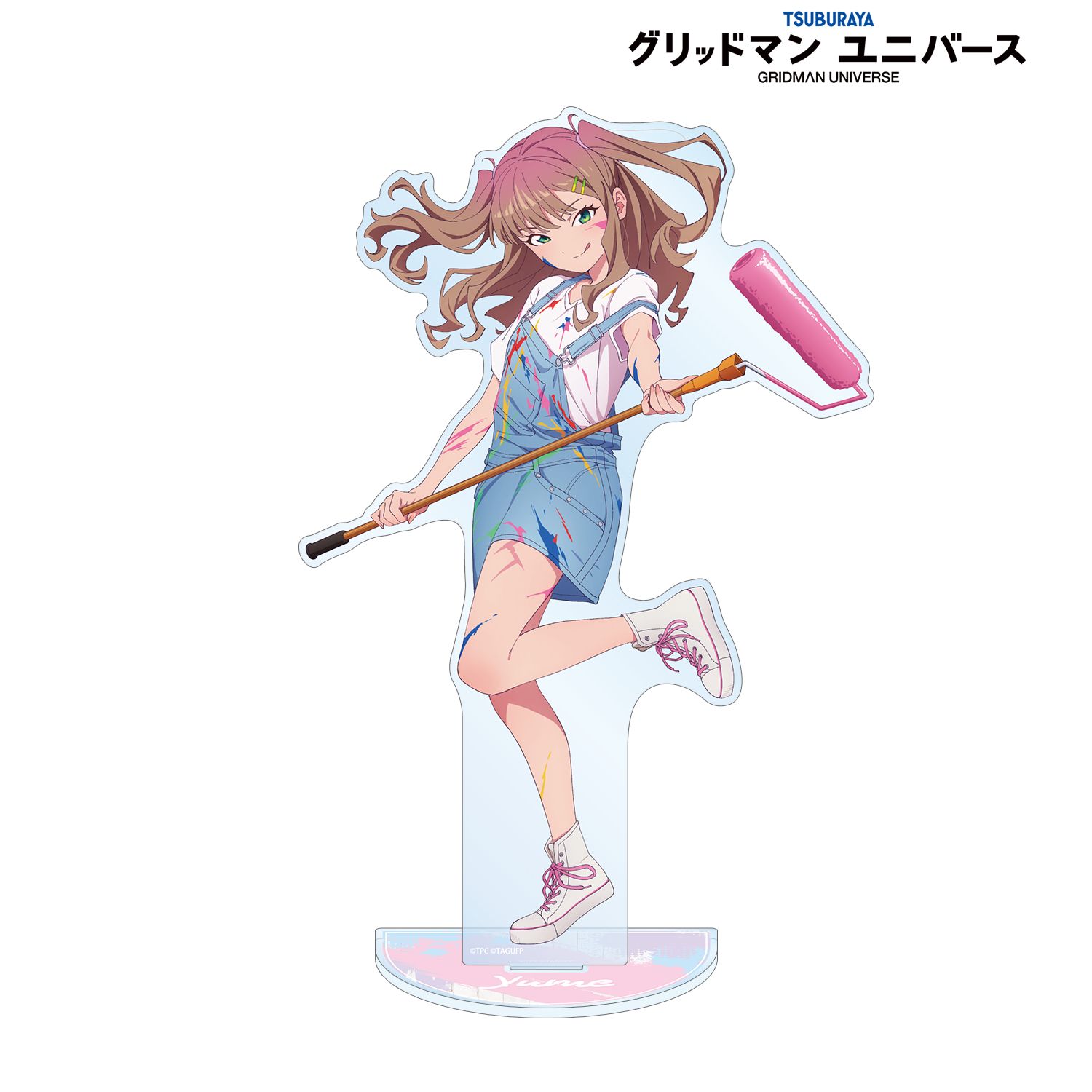 グリッドマン ユニバース 描き下ろし 南 夢芽 ペインタースタイルver. 特大アクリルスタンド 画像 2 | AniSmile
