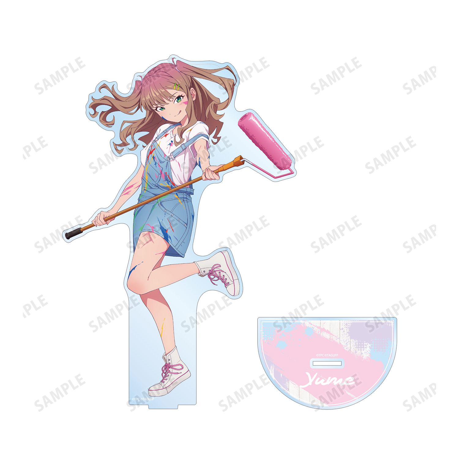 グリッドマン ユニバース 描き下ろし 南 夢芽 ペインタースタイルver. 特大アクリルスタンド 画像 3 | AniSmile