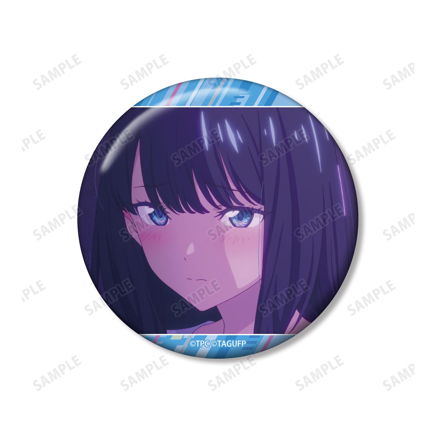 グリッドマン ユニバース 宝多六花 75mm推しゴト缶バッジセット 画像 3 | AniSmile