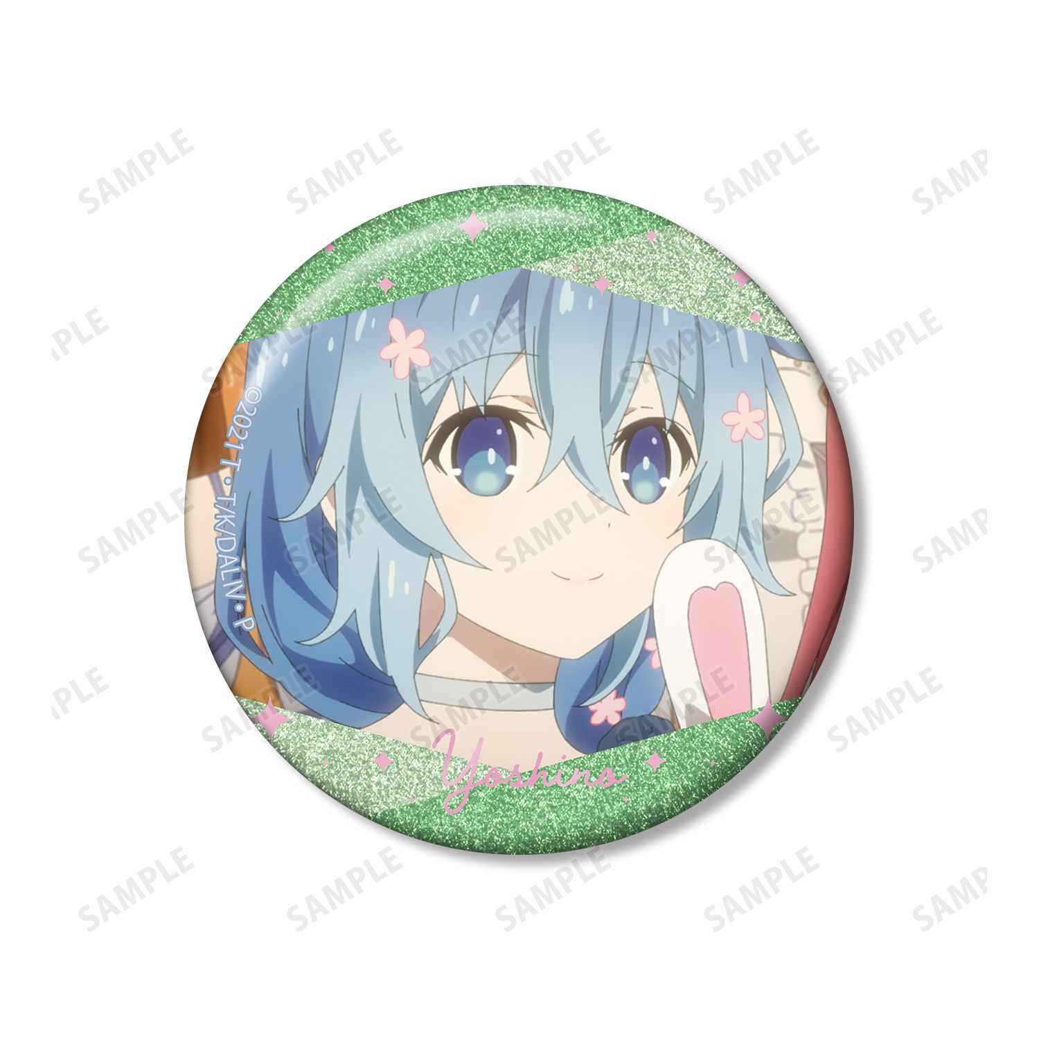デート・ア・ライブIV 四糸乃 場面写グリッター缶バッジ3個セット 画像 4 | AniSmile