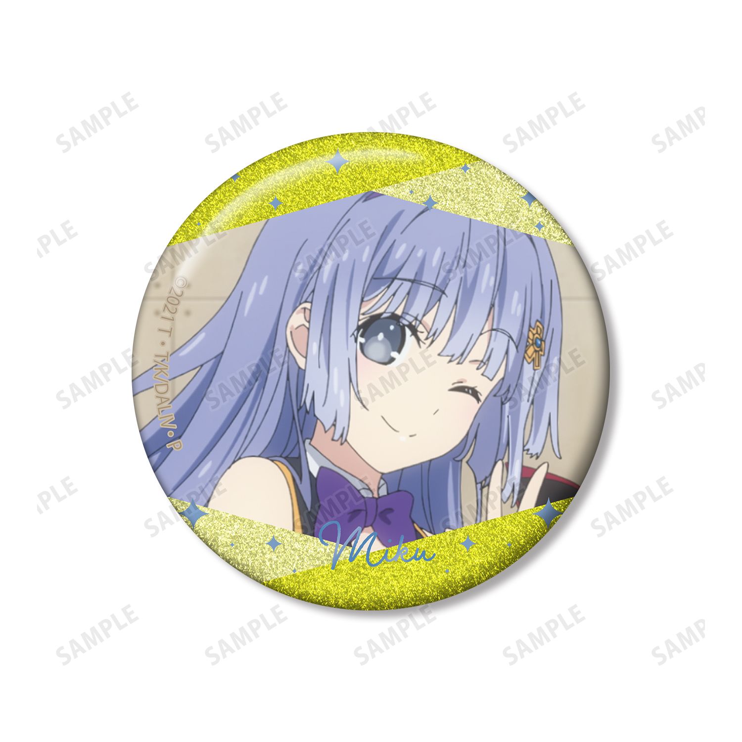 デート・ア・ライブIV 誘宵美九 場面写グリッター缶バッジ3個セット 画像 3 | AniSmile