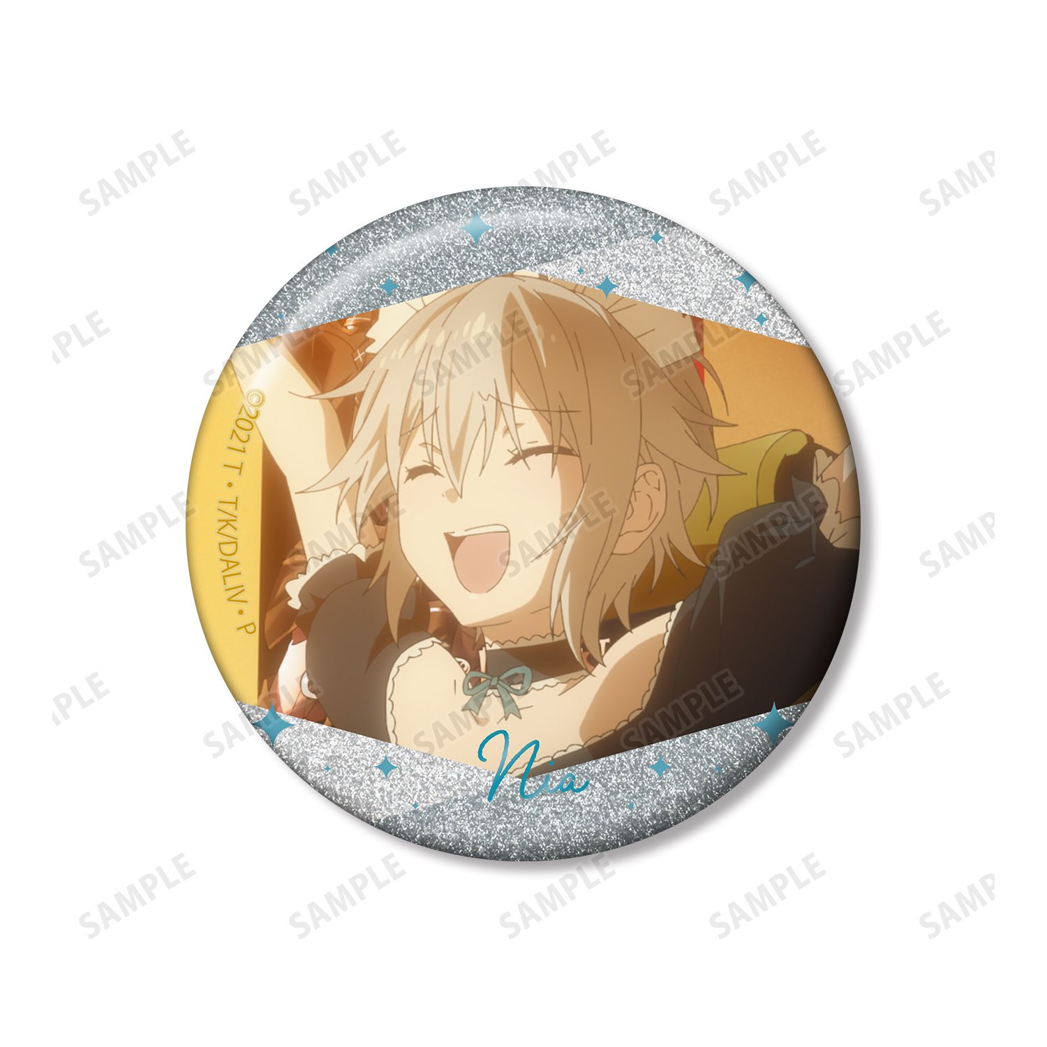 デート・ア・ライブIV 本条二亜 場面写グリッター缶バッジ3個セット 画像 3 | AniSmile
