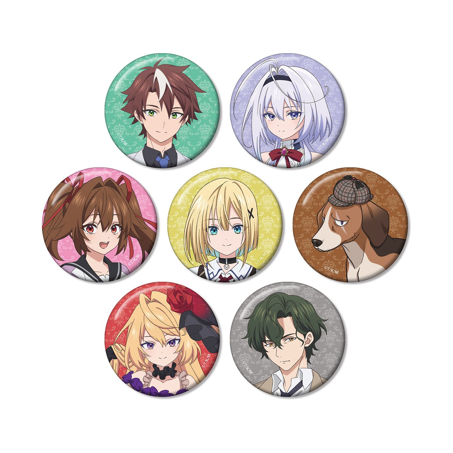 TVアニメ「また殺されてしまったのですね、探偵様」 トレーディング缶バッジ(単位/単品) - 公式商品画像 | AniSmile