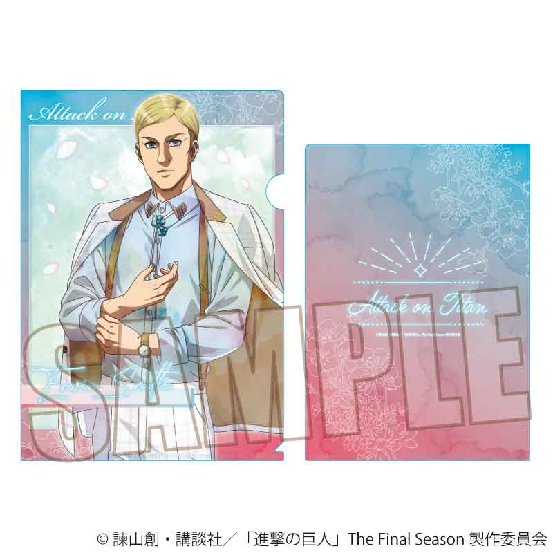 クリアファイル TVアニメ『進撃の巨人』The Final Season/エルヴィン・スミス(Nemophila) - 公式商品画像 | AniSmile