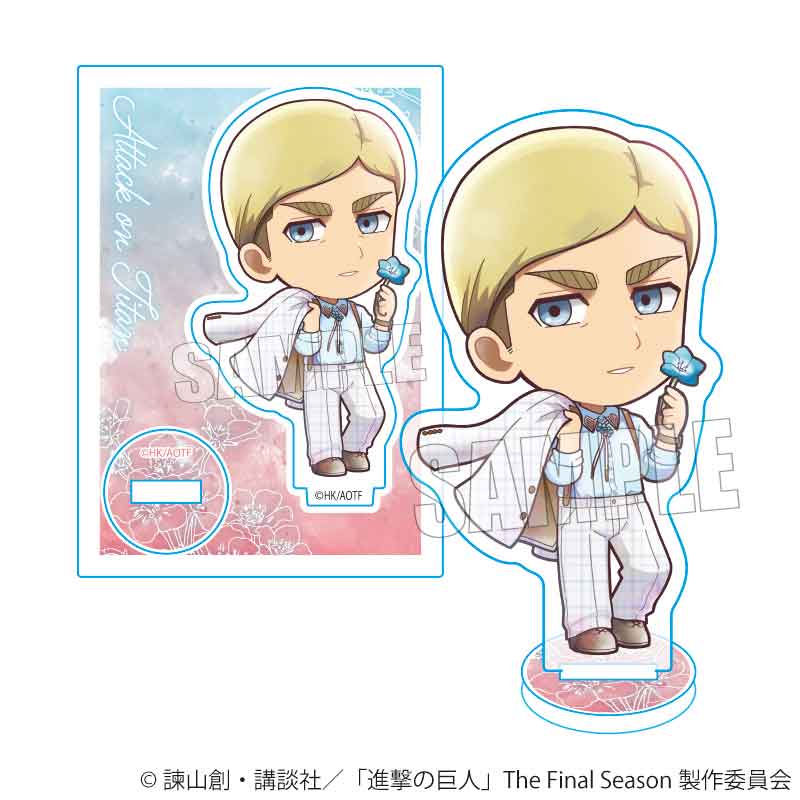 ミニスタンド TVアニメ『進撃の巨人』The Final Season/エルヴィン・スミス(Nemophila) - 公式商品画像 | AniSmile