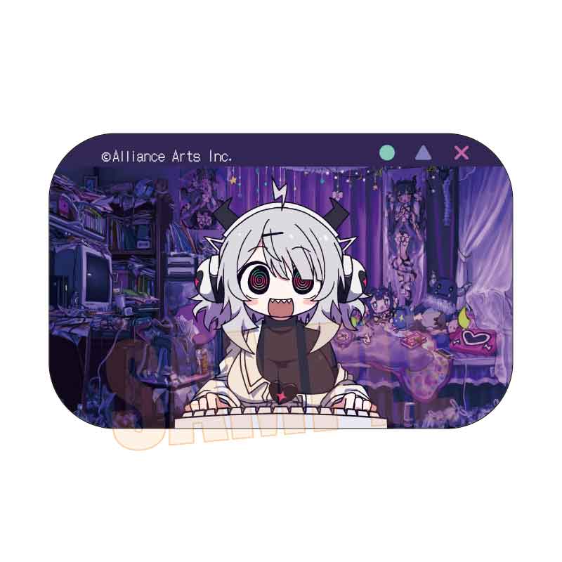 スクエア缶バッジ ゆんゆん電波シンドローム/QちゃんA 画像 2 | AniSmile