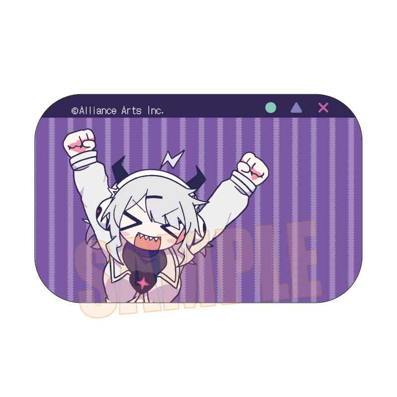 スクエア缶バッジ ゆんゆん電波シンドローム/QちゃんB 画像 2 | AniSmile