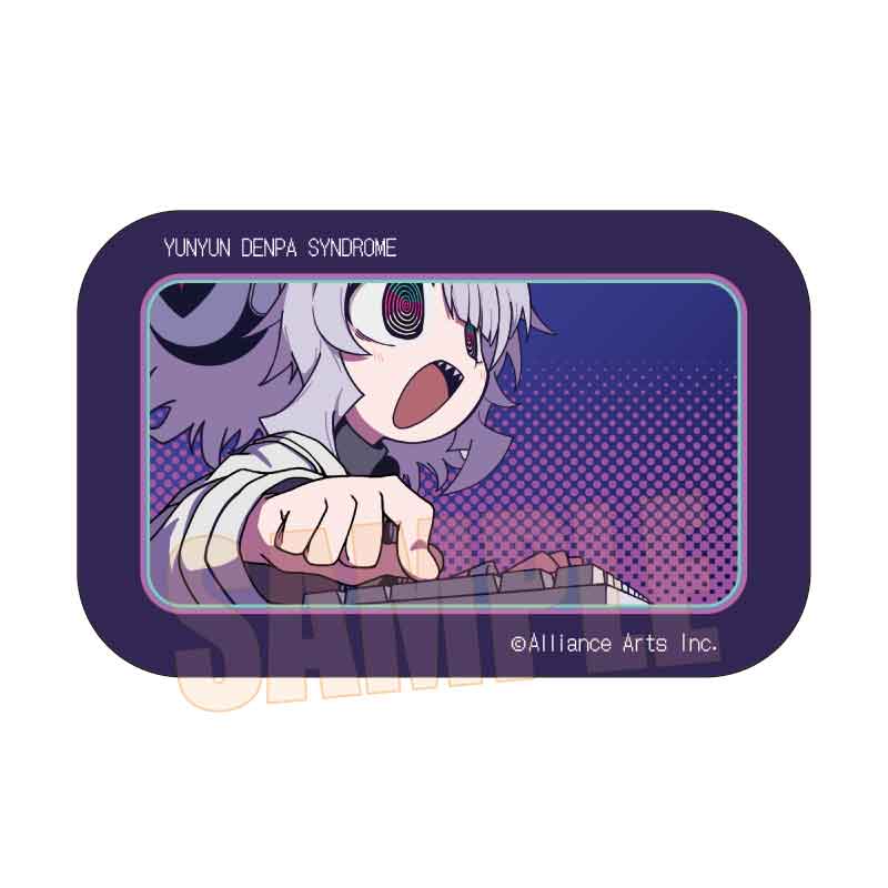スクエア缶バッジ ゆんゆん電波シンドローム/QちゃんC 画像 2 | AniSmile