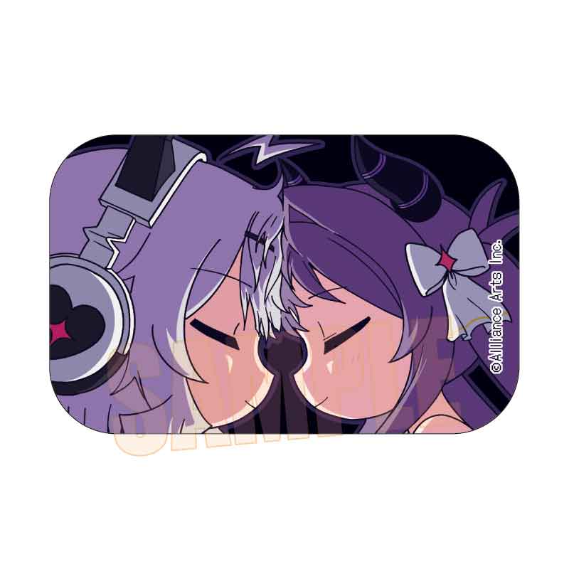 スクエア缶バッジ ゆんゆん電波シンドローム/Qちゃん&ゆんゆんA 画像 2 | AniSmile