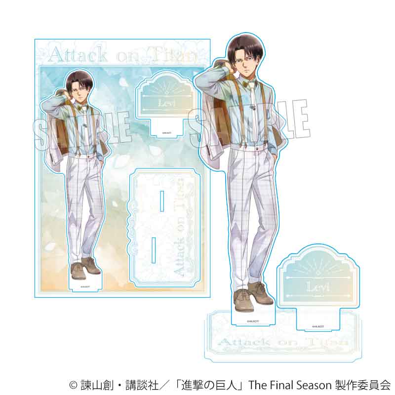 MEGAアクリルスタンド TVアニメ『進撃の巨人』The Final Season/リヴァイ(Nemophila) 画像 2 | AniSmile