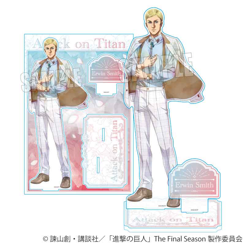 MEGAアクリルスタンド TVアニメ『進撃の巨人』The Final Season/エルヴィン・スミス(Nemophila) 画像 2 | AniSmile