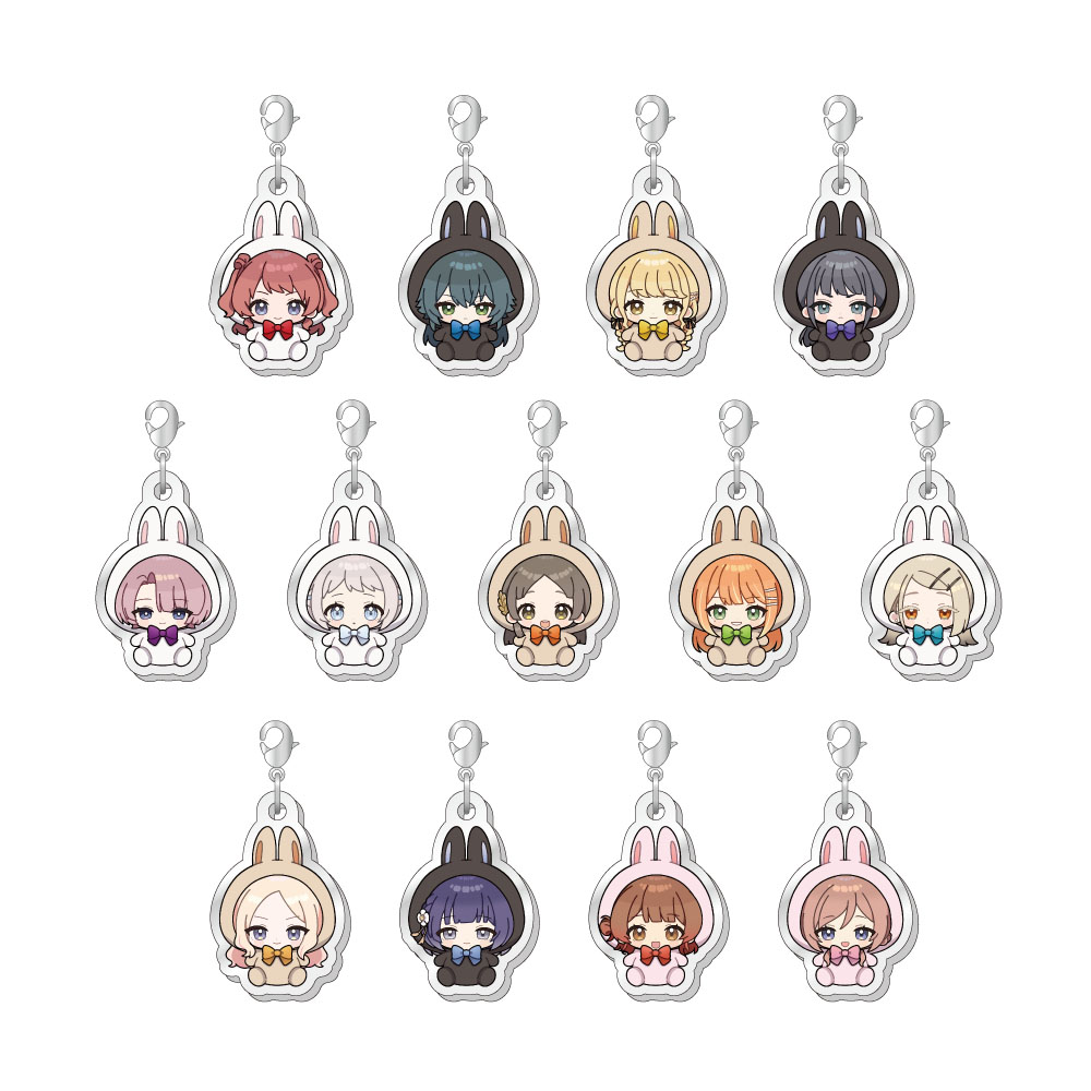 学園アイドルマスター トレーディングミニアクリルチャーム うさぐるみver. (BOX) - 公式商品画像 | AniSmile