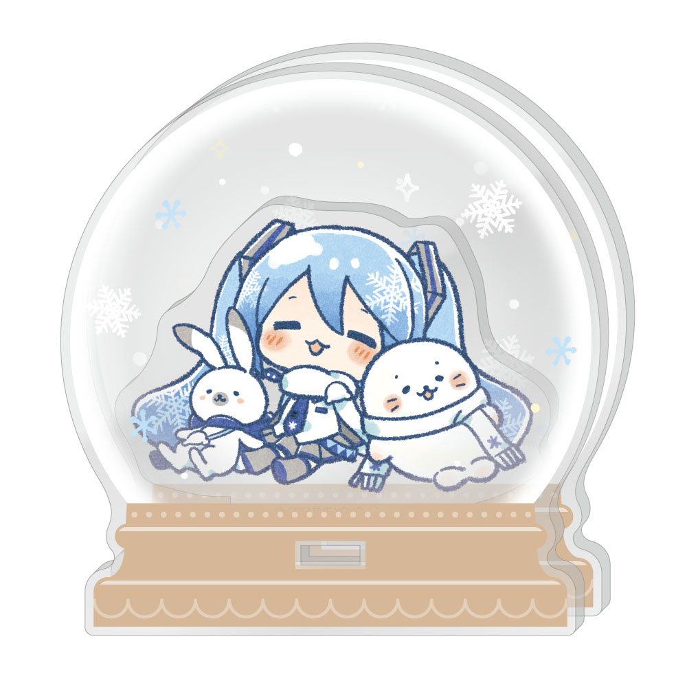 しろたん×雪ミク アクリルジオラマ 【B】 - 公式商品画像 | AniSmile