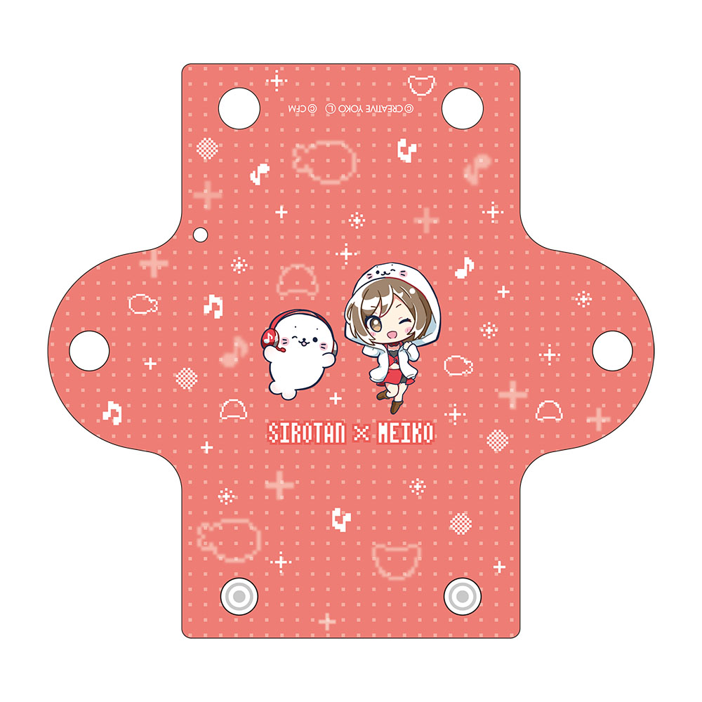 しろたん×初音ミク 第2弾 カラビナ付きクリアポーチ MEIKO 画像 2 | AniSmile