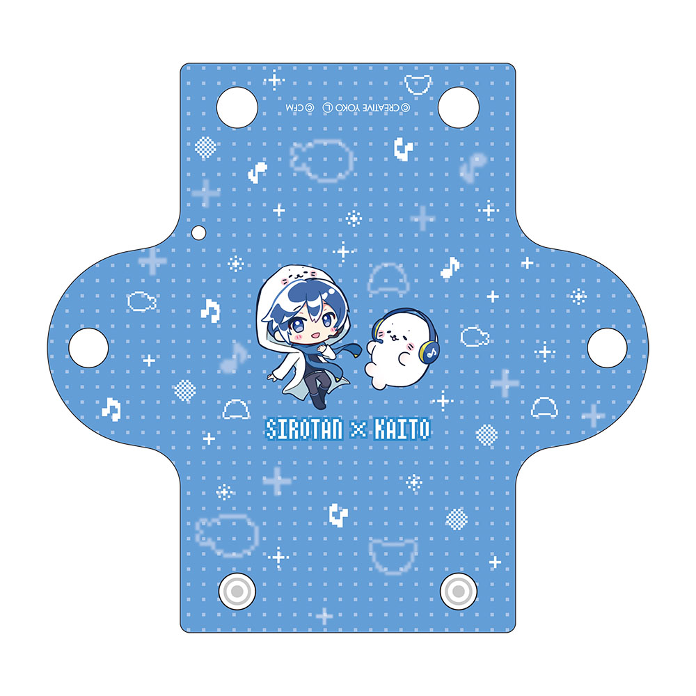 しろたん×初音ミク 第2弾 カラビナ付きクリアポーチ KAITO 画像 2 | AniSmile